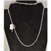 Image 1 : .925 STERLING SILVER LINK CHAIN 28 IN LONG,