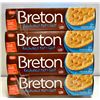 Image 1 : 4 BOXES OF BRETON CRACKERS 225G BOXES