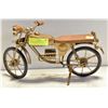 Image 1 : METAL AN WOOD MOTORCYCLE 10 X 16 INCHES