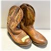 SIZE 10.5 JUSTIN OIL RESISTANT WORK COWBOY BOOTS