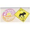 Image 1 : ENDLESS SUMMER & MOOSE CROSSIN TIN MAN CAVE SIGNS