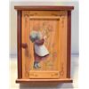 VINTAGE SUNBONNET WOODEN KEY HOLDER