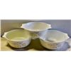 Image 1 : 3 PYREX BOWLS