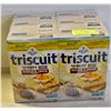 6 BOXES OF TRISCUIT GARLIC & ONION FLAVOUR WOVEN