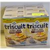 6 BOXES OF TRISCUIT GARLIC & ONION FLAVOUR WOVEN