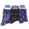 Image 1 : 3 NEW PAIRS MEN'S FUN PATTERN SOCKS