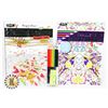 Image 1 : 2 NEW NATURE COLORING BOOKS WITH DOUBLE SIDED