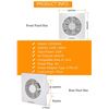 Image 2 : NEW 4 INCH BATHROOM FAN, WHITE, 100MM, 12W, 39CFM