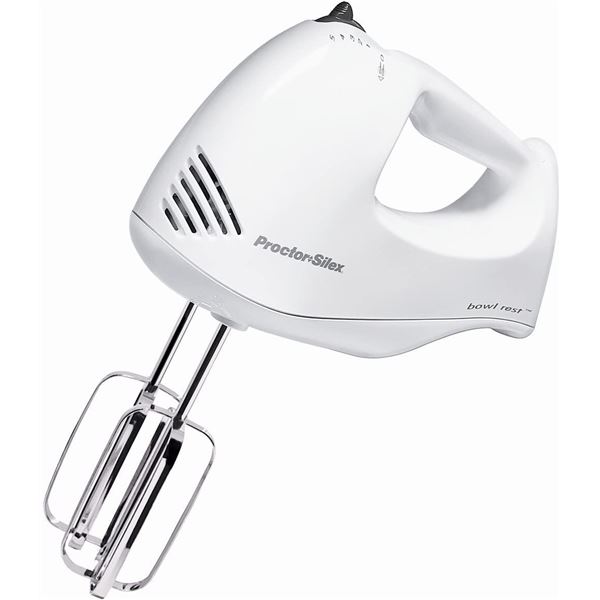 NEW UNPACKED PROCTOR SILEX HAND BLENDER, BOWL REST