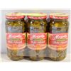 Image 1 : 3PK MEZZETTA DELI-SLICED HOT JALAPENO PEPPERS 473M