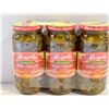 Image 1 : 3PK MEZZETTA DELI-SLICED HOT JALAPENO PEPPERS 473M
