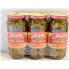 Image 1 : 3PK MEZZETTA DELI-SLICED HOT JALAPENO PEPPERS 473M