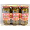 Image 1 : 3PK MEZZETTA DELI-SLICED HOT JALAPENO PEPPERS 473M