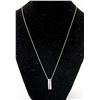 Image 1 : .925 STERLING SILVER PENDANT NECKLACE