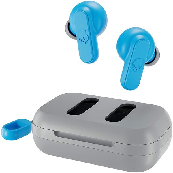 SKULL CANDY BLUETOOTH 5.0 EARBUDS - BLUE