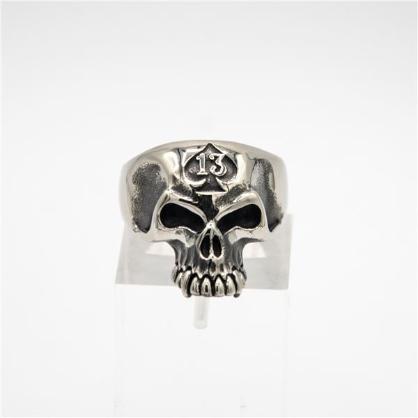 NEW SKULL HEAD RING - MEN'S SIZE 14