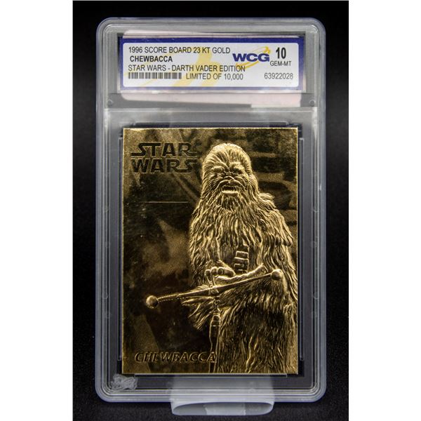 23 KARAT GOLD FOIL STAR WARS CHEWBACCA