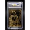 Image 1 : 23 KARAT GOLD FOIL STAR WARS BOBA FETT