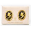 Image 1 : 24K GOLD EMBEDDED EARRINGS FROM SPAIN
