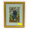 Image 1 : BLUE BOY NEEDLE POINT PICTURE