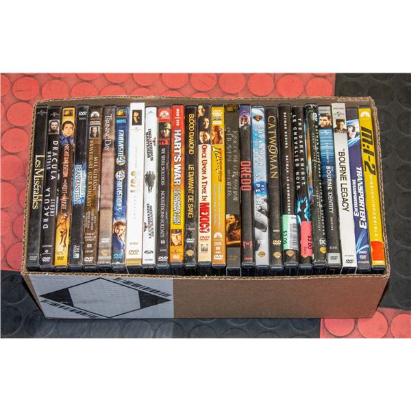 DVD MOVIES, 25 TITLES. SC.FI & ACTION