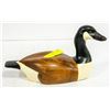 Image 1 : VINTAGE CARVED WOOD CANADA GOOSE BY RON SADLER