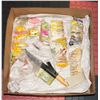 Image 1 : BOX WITH 59 NEW FISHING LURES AND WOOD