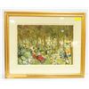 Image 1 : GILT FRAMED NUMBERED PICTURE OF PARIS