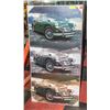 Image 1 : AUSTIN HEALY 3000 NEW 3 PIECE CANVAS WALL ART