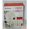 Image 1 : NEW BROOKSTONE HEATED THROW 50" X 60"