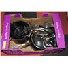 KIRKLAND 12PC HARD ANODIZED COOKWARE SET