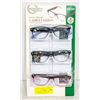 Image 1 : FOSTER GRANT LDS READING GLASSES 3 PACK +2.00