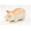 Image 1 : PIG PIGGY BANK CERAMIC JAPAN NO RETRIEVING HOLE