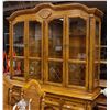 Image 1 : ANTIQUE CHINA CABINET APPROX H-84" W-20" L-72"