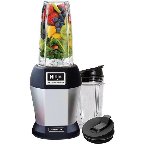 NEW NUTRI NINJA 900 WATT PRO BLENDER WITH 2 CUPS