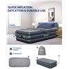 Image 2 : NEW IDOO QUEEN SIZE AIR MATTRESS, APPROX. 80 X 60"