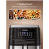 Image 3 : NEW INNSKY 5.8QT 1700W ELECTRIC AIR FRYER WITH