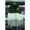 Image 1 : TRI COLOUR HIGH COLLAR TURTLE NECK KNIT SWEATER