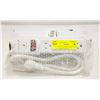 Image 1 : NEW SET OF 2 WHITE POWER BARS WITH SURGE SWITCH