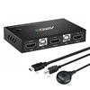 Image 1 : NEW KVM SWITCH HDMI 2 PORT BOX, USB HDMI SWITCHES