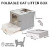 Image 1 : NEW SUHACO CAT LITTER BOX WITH TOP ENTRY AND LID