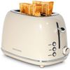 Image 1 : NEW REDMOND CREAM COLOUR 2 SLICE TOASTER, RETRO