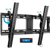 Image 1 : NEW REPACKED TILTING TV WALL MOUNT, BLACK, FOR TVS