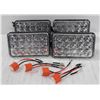 Image 1 : NEW REPACKED BLIAUTO 4" X 6" LED HEADLIGHT KITS