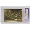 Image 1 : 23 KARAT GOLD FOIL BEATLES ALBUM COVER CARD