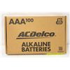Image 1 : BOX OF AAA ACDELCO ALKALINE BATTERIES (100 IN BOX)