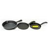 Image 1 : 3 SMALL CAST IRON FRYING PANS