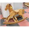 Image 1 : VINTAGE LARGE WOODEN ROCKING HORSE