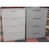 Image 1 : PAIR OF HEAVY DUTY FILING CABINETS H-54" W-18"