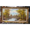 Image 1 : VINTAGE ORNATE FRAMED OIL ON CANVAS APPROX 31" X